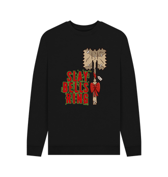 Black Red Gobbo Slay Bells Ring Xmas Sweatshirt