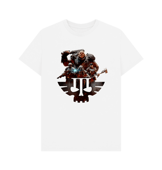 White Warhammer 40,000: Darktide Squad T Shirt