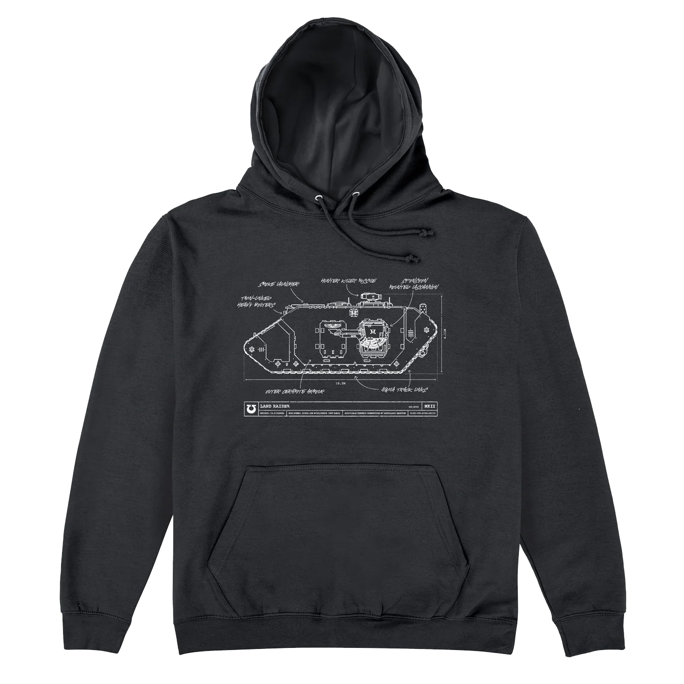 Ultramarines Land Raider Hoodie