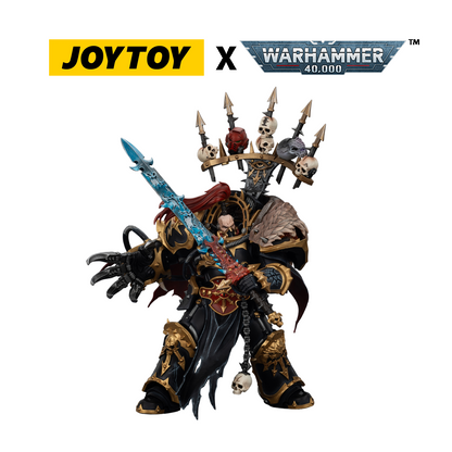 JoyToy Warhammer 40,000 Action Figure - Black Legion, Abaddon the Despoiler with Drach'nyen and the Talon of Horus (1/18 Scale) Preorder