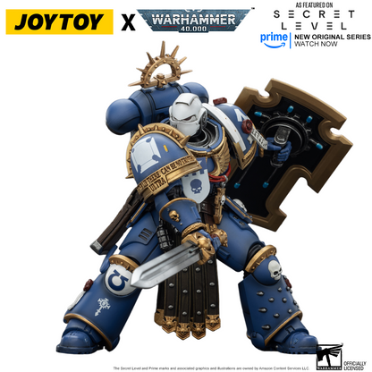 JoyToy Warhammer 40,000 Action Figure - Torvald with Power Sword, Stormshield and Bolt Pistol (1/18 Scale) Preorder