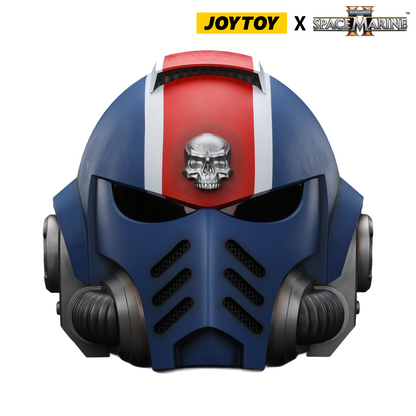 JoyToy Warhammer 40,000: Space Marine 2 Lieutenant Titus’ Mk X Helmet (1:1 Scale)