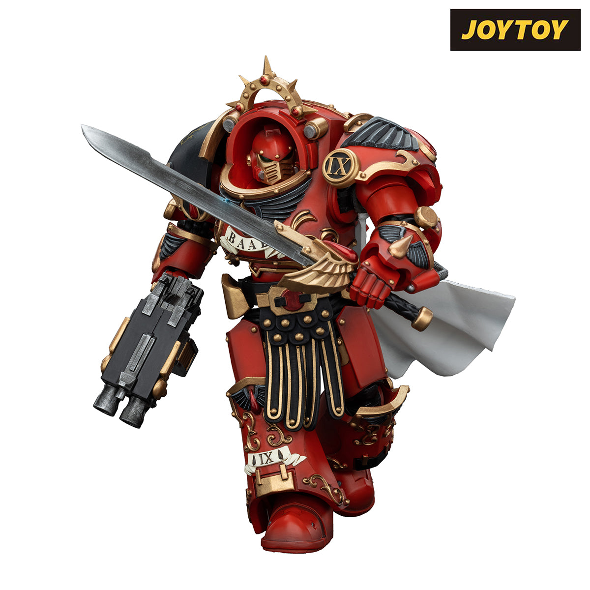 JoyToy Warhammer The Horus Heresy Action Figure - Blood Angels, Legion Praetor with Tartaros Terminator Armour (1/18 Scale)