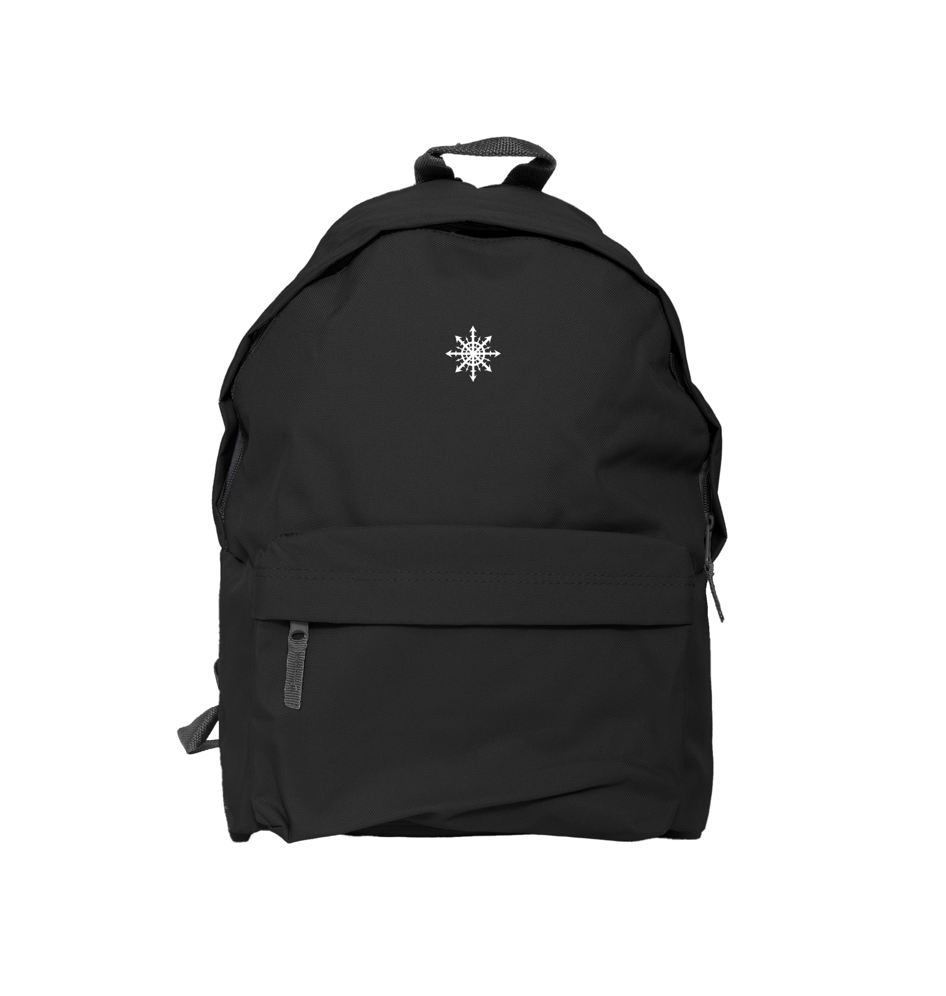 Black Printed Bag Front