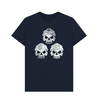 Navy Blue Death Guard Battleworn Insignia T Shirt