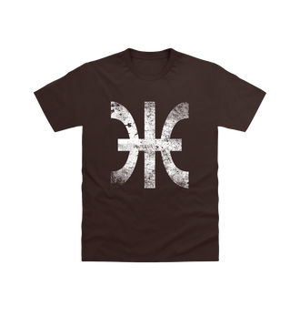 Dark Chocolate Harlequins Battleworn Insignia T Shirt