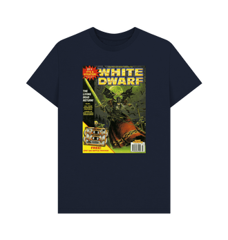 Navy Blue White Dwarf Issue 211 T Shirt