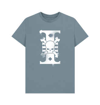 Stone Blue Deathwatch Graffiti Insignia T Shirt