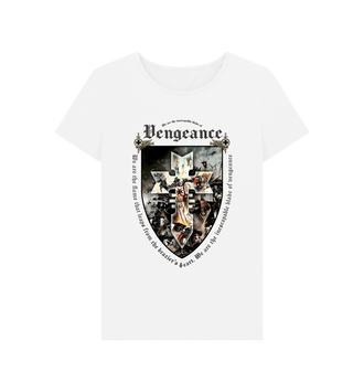 White Black Templars: Vengeance Fitted T Shirt