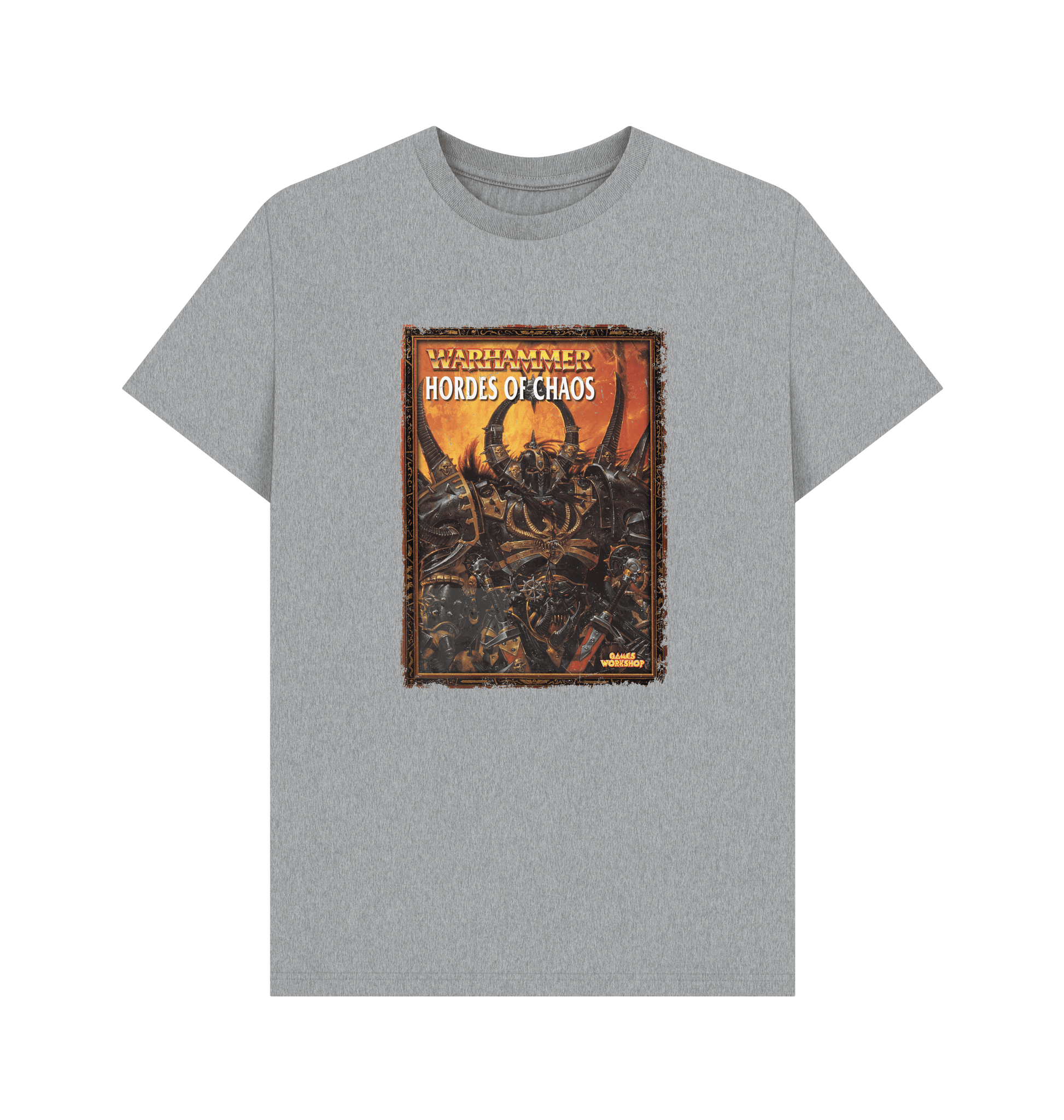 Athletic Grey Warhammer Fantasy Battle 6th Edition - Hordes of Chaos T Shirt