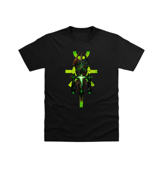 Pitch Black Necrons Silent King Icon Design T Shirt