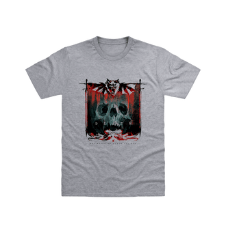 Sport Grey Skull T Shirt