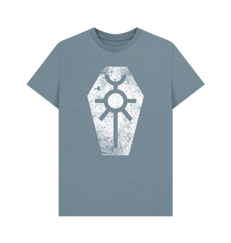 Stone Blue Necrons Battleworn Insignia T Shirt