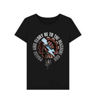 Black Adeptus Mechanicus - Machine God Fitted T Shirt