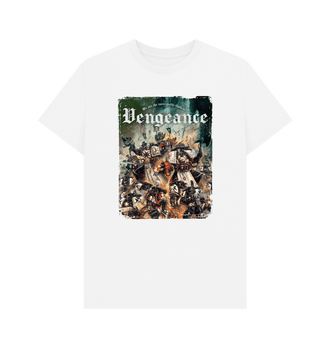 White Black Templars: Vengance White T Shirt