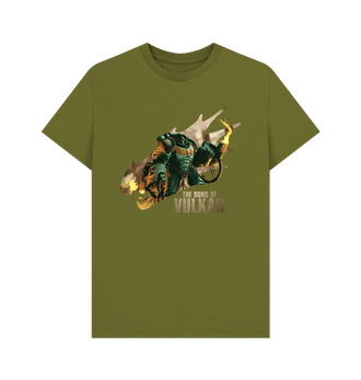 Moss Green Premium Salamanders 'Sons of Vulkan' T Shirt