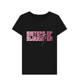 Black Daughters Of Khaine Sisters of Slaughter Design Fitted T Shirt