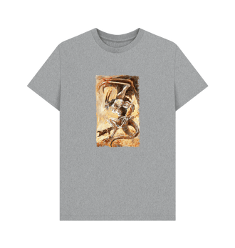 Athletic Grey GRIMDARK - Daemon Prince T Shirt