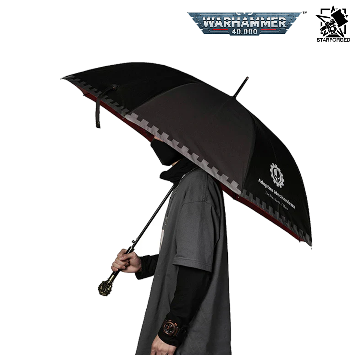 Starforged Warhammer 40,000 Adeptus Mechanicus Omnissian Staff Umbrella