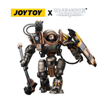 JoyToy Warhammer The Horus Heresy Action Figure - Iron Warriors, Iron Circle Domitar-Ferrum Class Battle-automata with Karceri Battle Shield and Graviton Crusher (1/18 Scale) Preorder