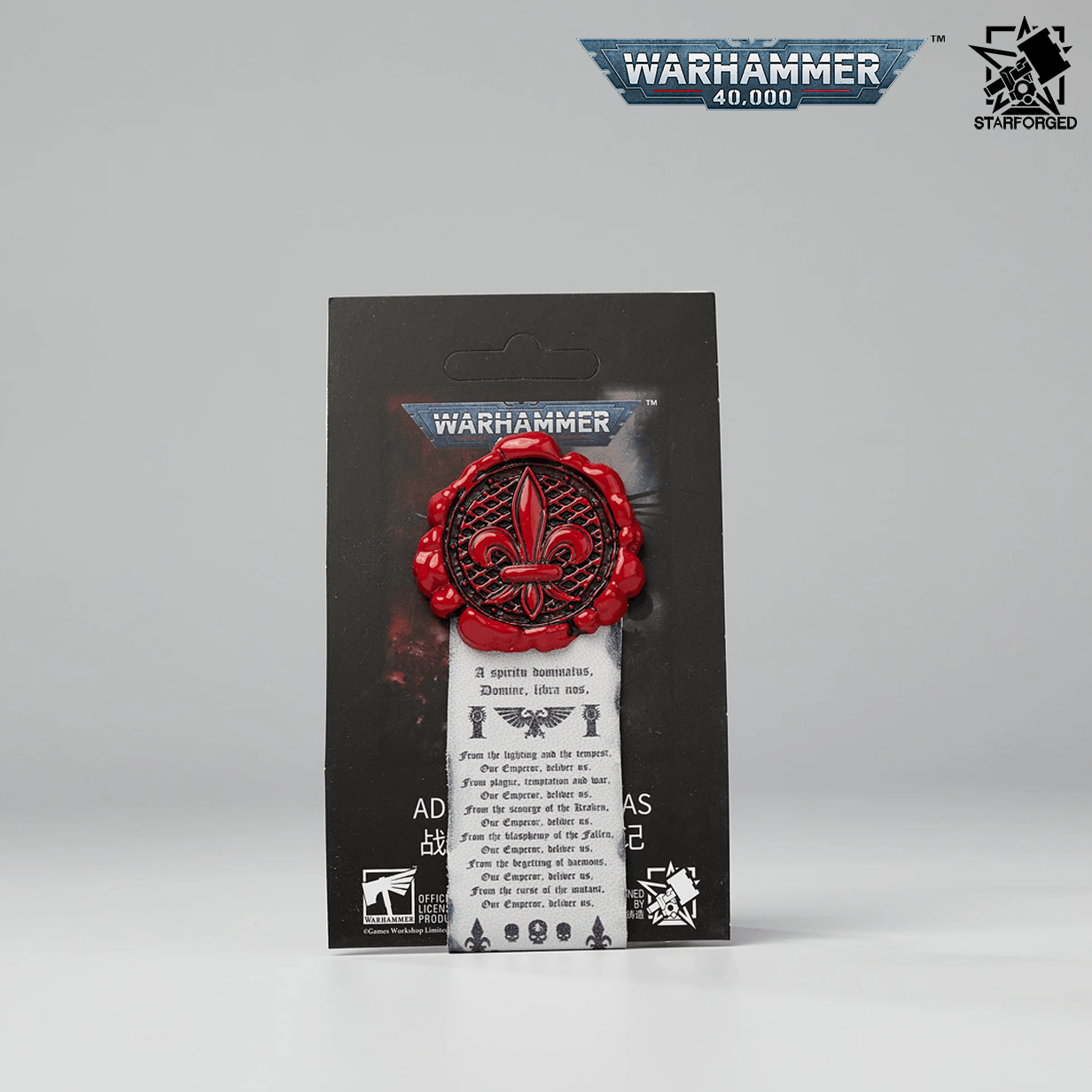 Starforged Warhammer 40,000 Adepta Sororitas Purity Seal Brooch