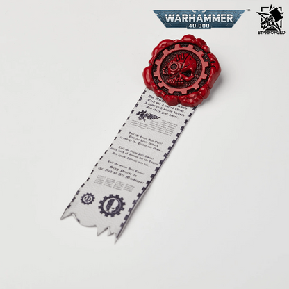 Starforged Warhammer 40,000 Adeptus Mechanicus Purity Seal Brooch