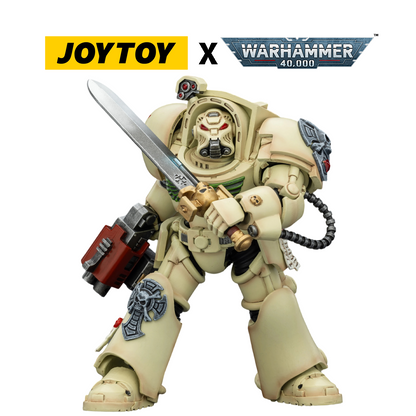 JoyToy Warhammer 40,000 Action Figure - Dark Angels, Terminator 1 with Power Sword and Storm Bolter (1/18 Scale) Preorder