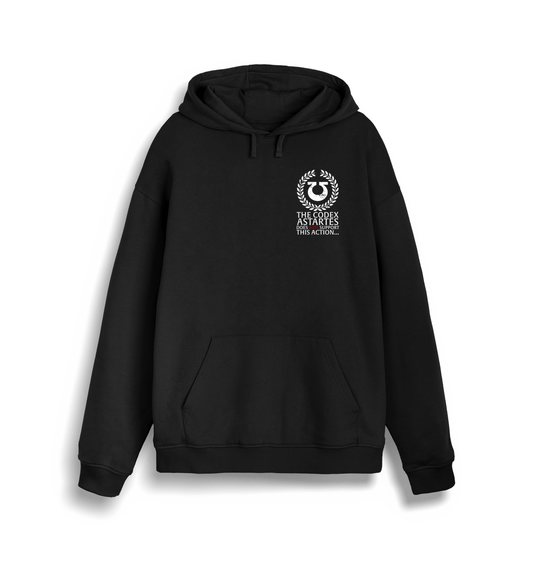 Black Printed Sweater Front