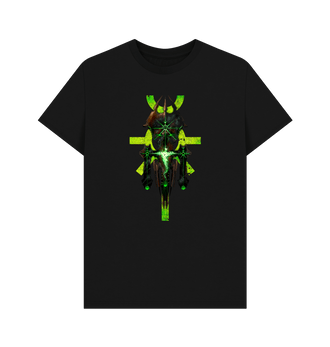 Black Necrons Silent King Icon Design T Shirt