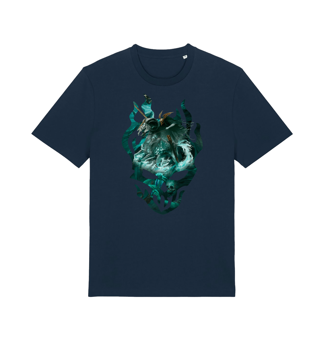 French Navy Printed T-shirt Front