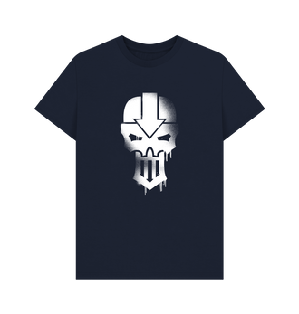 Navy Blue Iron Warriors Graffiti Insignia T Shirt