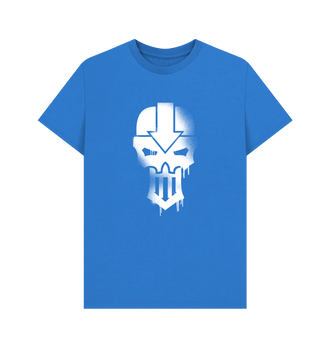 Bright Blue Iron Warriors Graffiti Insignia T Shirt