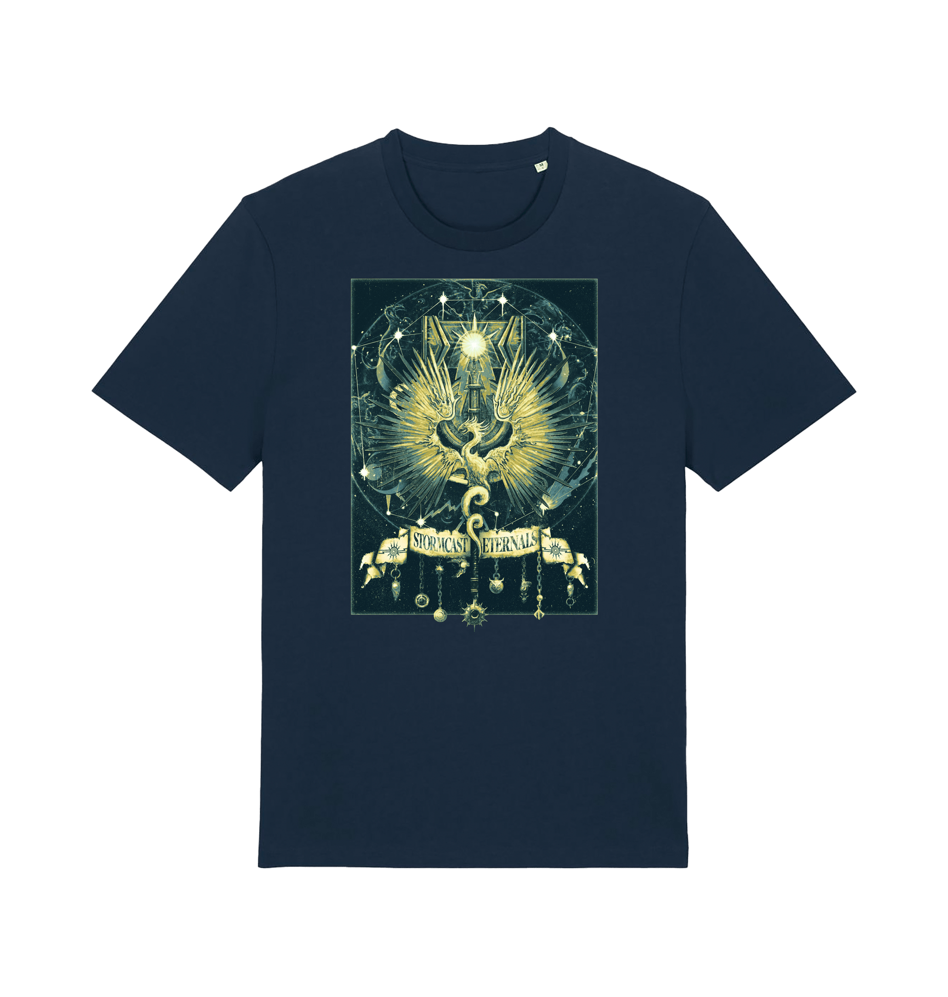 French Navy Printed T-shirt Front