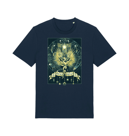 French Navy Printed T-shirt Front
