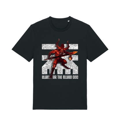 Black Printed T-shirt Front