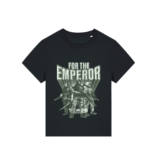 Black Printed T-shirt Front