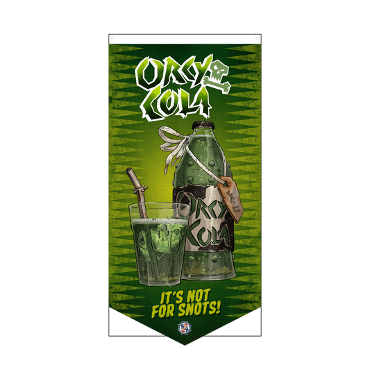 Black Stitching & Eye Lets Printed Banner Front