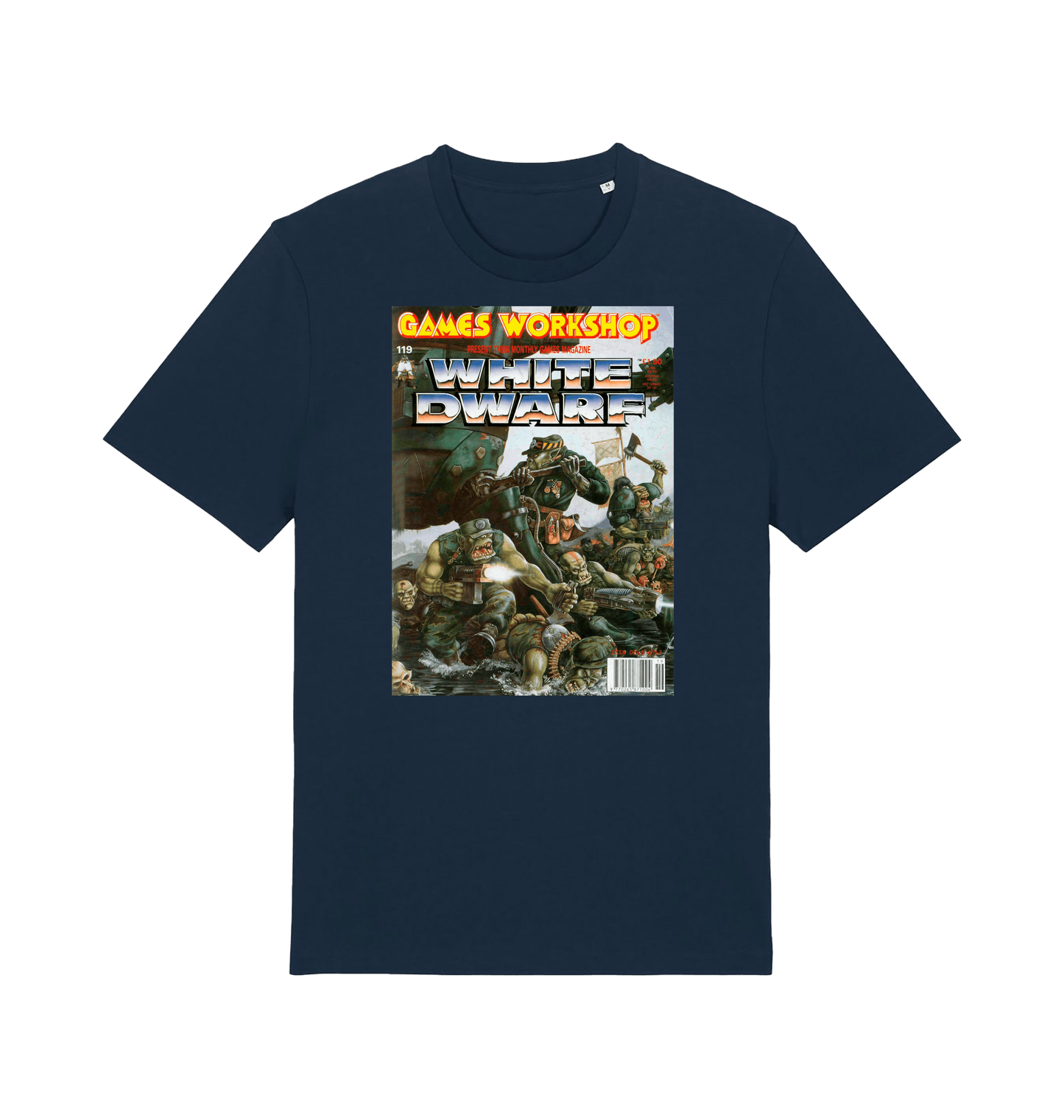 French Navy Printed T-shirt Front