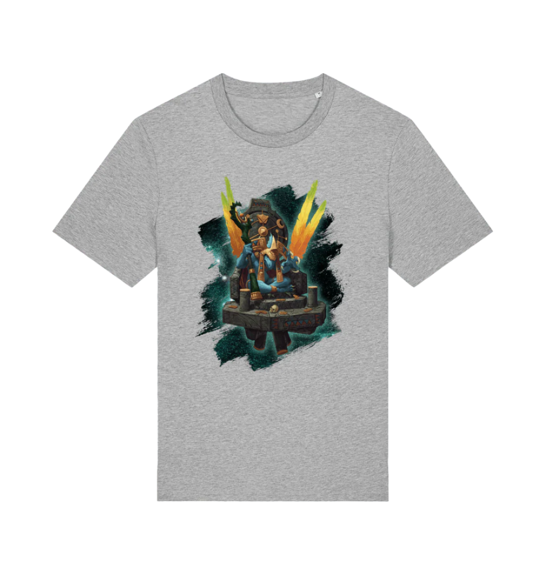 Heather Grey Printed T-shirt