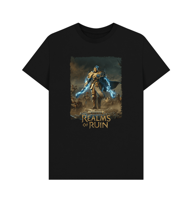 Black Warhammer Age of Sigmar: Realms of Ruin T Shirt