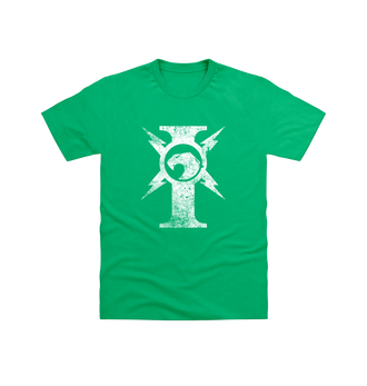 Irish Green Adeptus Custodes Battleworn Insignia T Shirt