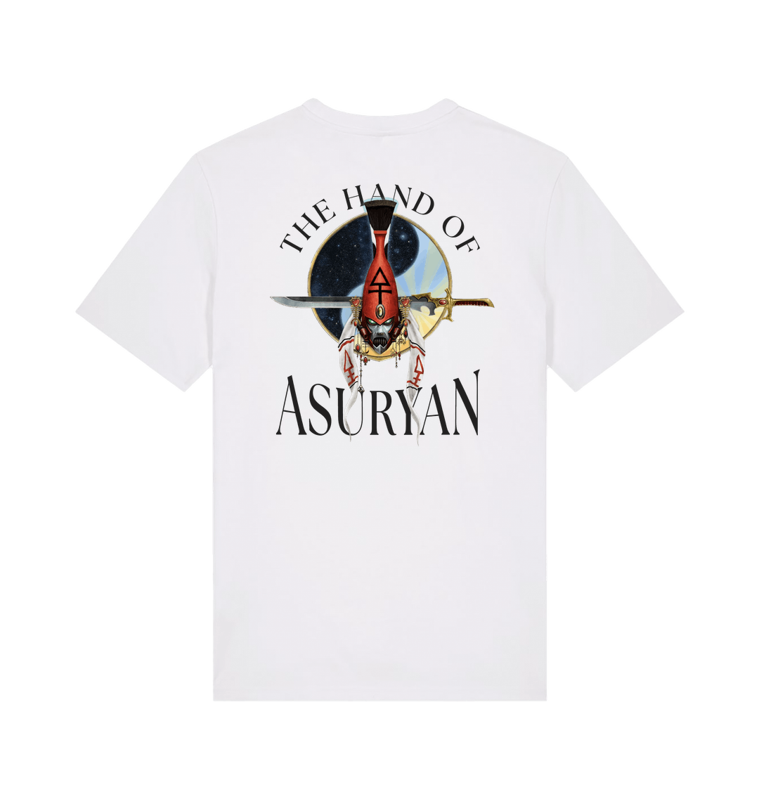 White Printed T-shirt Back