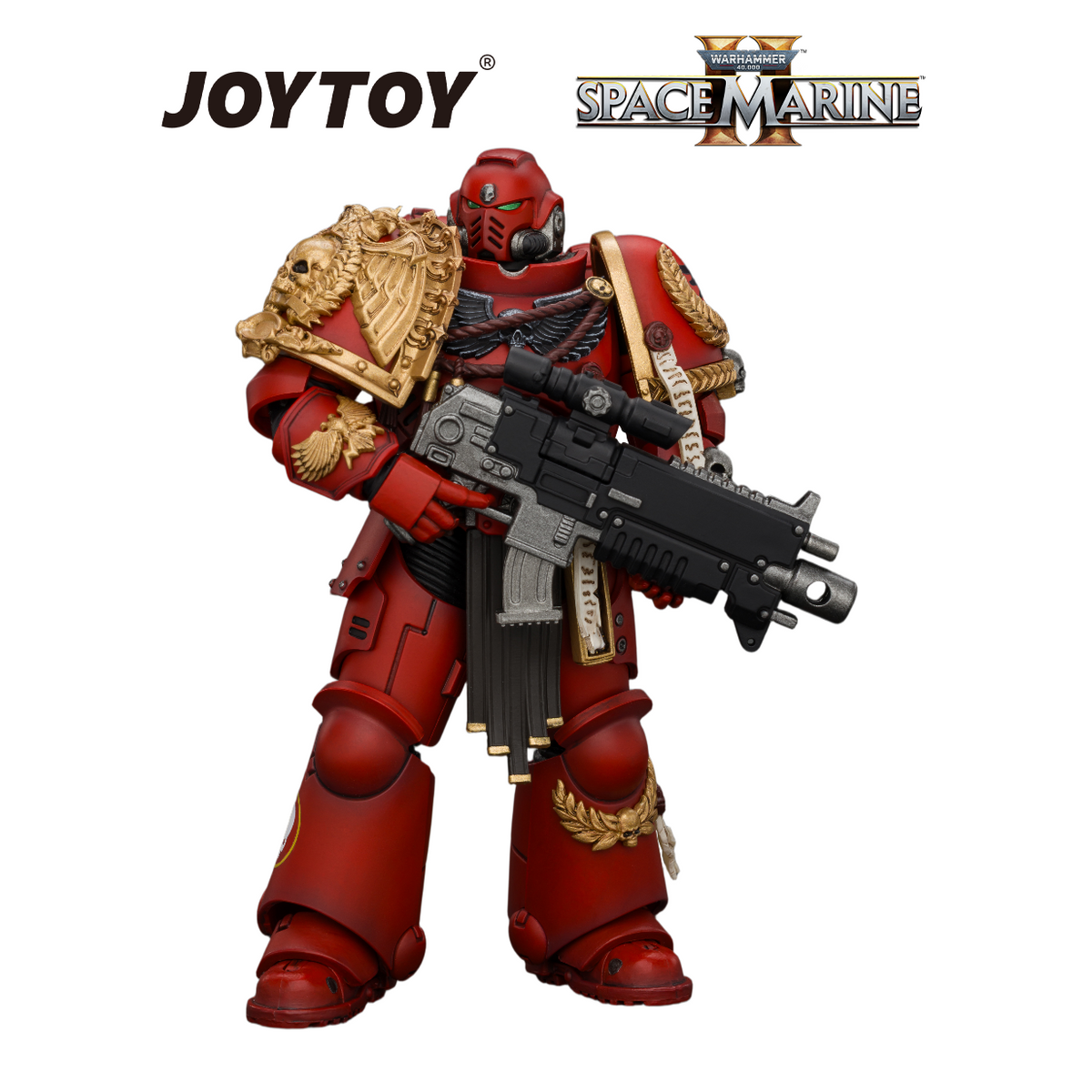 JOYTOY Warhammer 40,000: Space Marine 2 - Game Edition Blood Angels Veteran (1/18 Scale) – product image 3