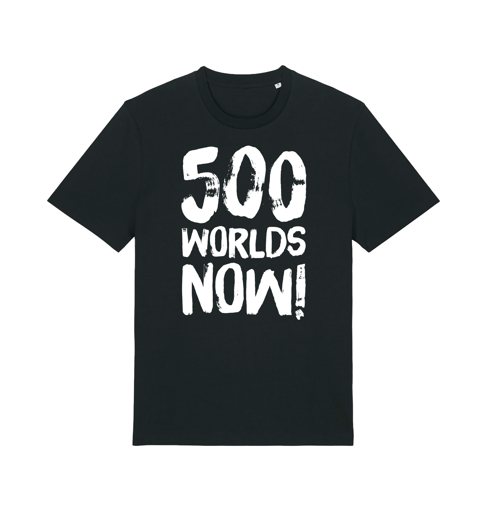 Black Printed T-shirt Front