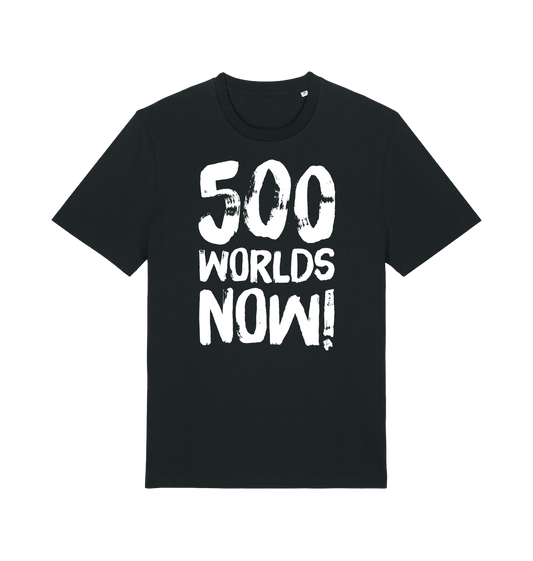 Black Printed T-shirt Front