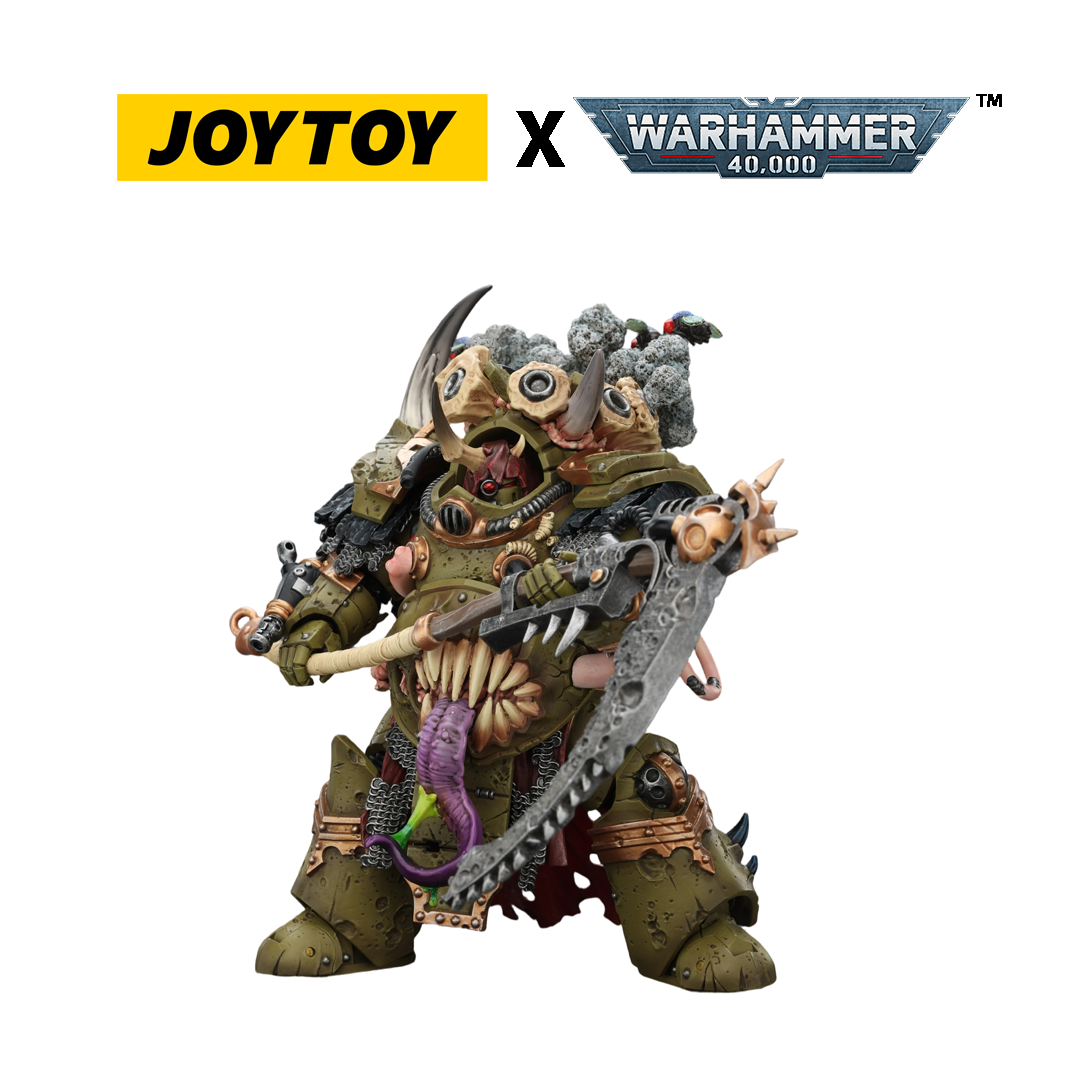 JoyToy Warhammer 40,000 Action Figure - Death Guard, Deathshroud Terminator Champion (1/18 Scale) Preorder