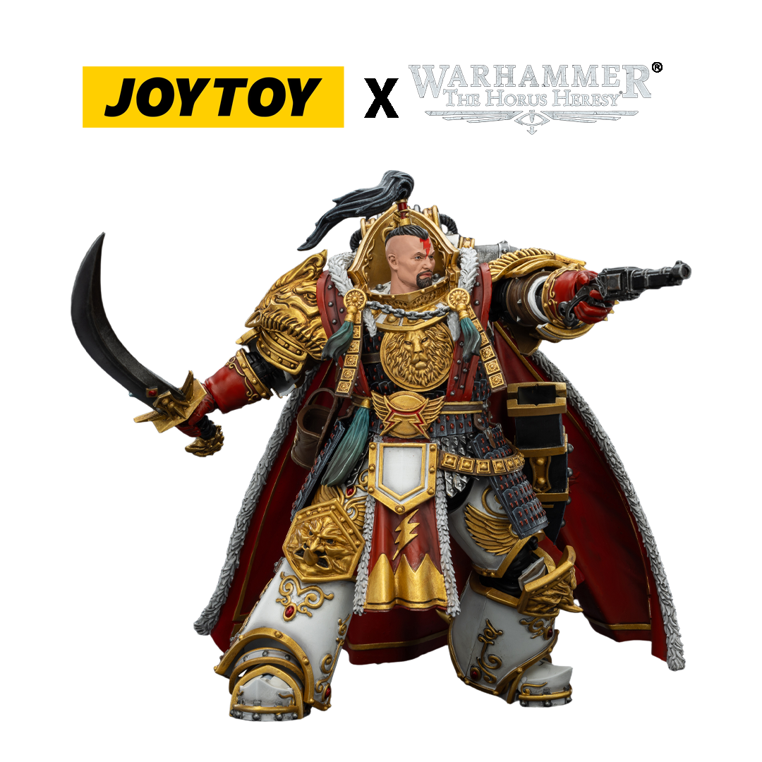 JoyToy Warhammer The Horus Heresy Action Figure - White Scars, Jaghatai Khan, Primarch of the Vth Legion (1/18 Scale) Preorder