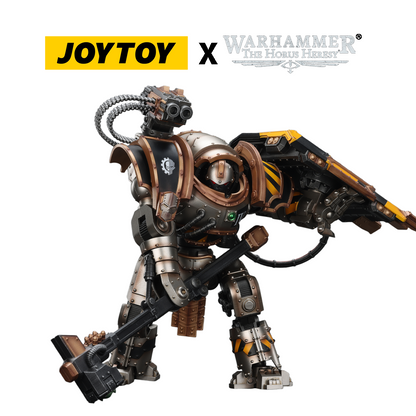 JoyToy Warhammer The Horus Heresy Action Figure - Iron Warriors, Iron Circle Domitar-Ferrum Class Battle-automata with Karceri Battle Shield and Graviton Crusher (1/18 Scale) Preorder
