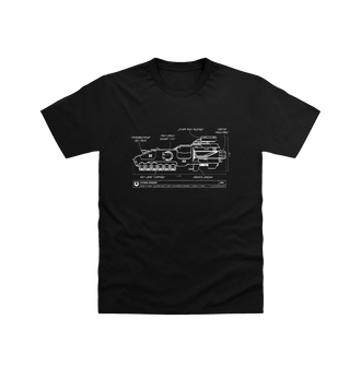 Pitch Black Ultramarines Storm Speeder T Shirt