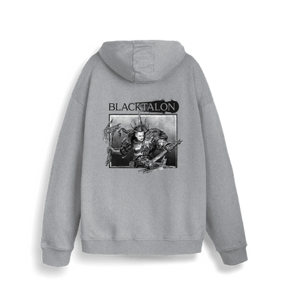 Heather Grey Printed Sweater Back